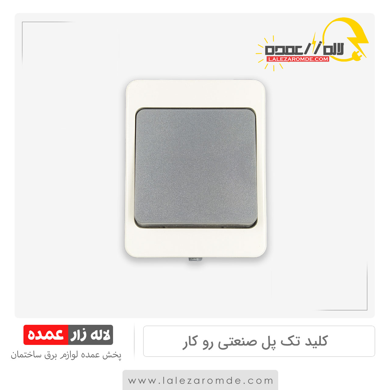 کلید تک پل صنعتی روکار