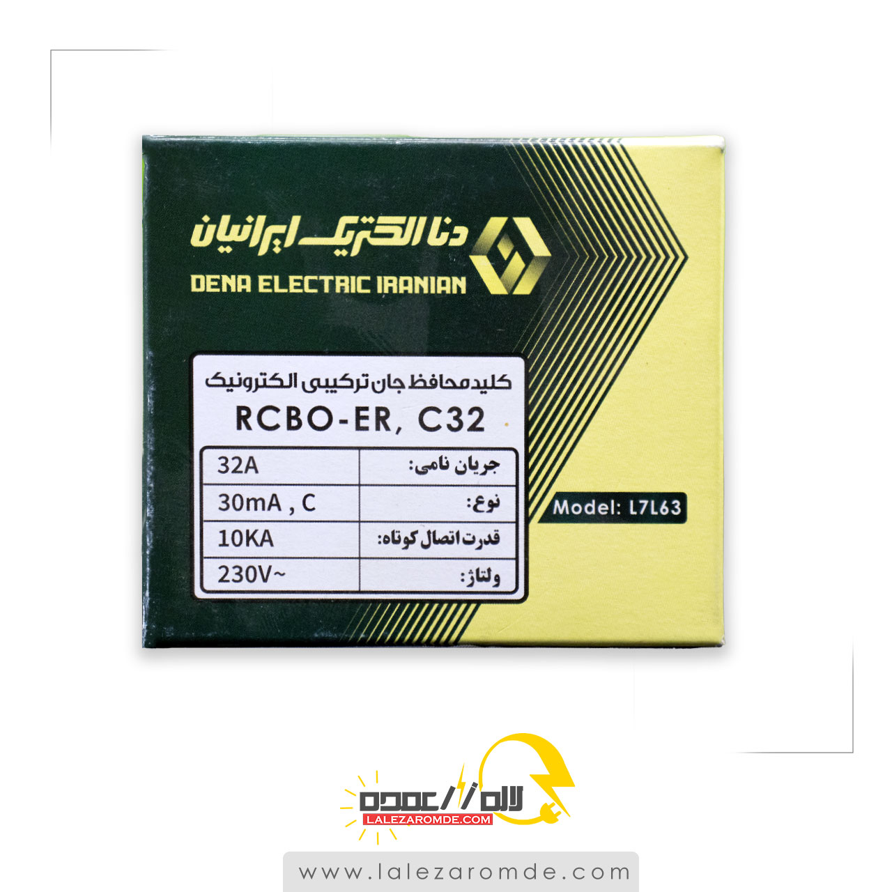 محافظ جان ترکیبی 32 آمپر RCBO دنا الکتریک